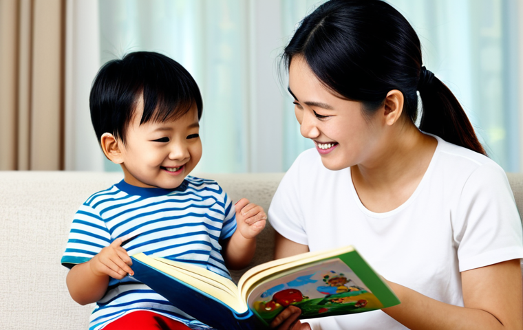 싱가포르 베이비시터 서비스 - **

"A kind, smiling babysitter, fully clothed in modest attire, reading a storybook to a young chil...
