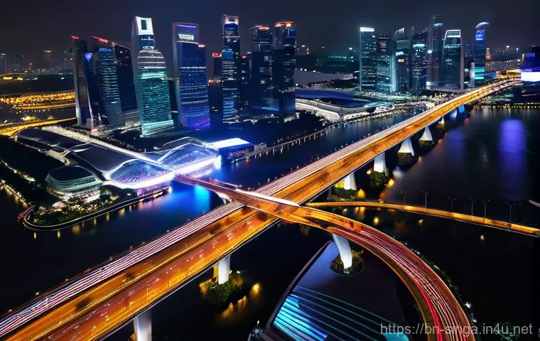 싱가포르 F1 그랑프리 - **Prompt 1: The Electrifying Night Symphony of Singapore F1**
    "A breathtaking aerial view of the...